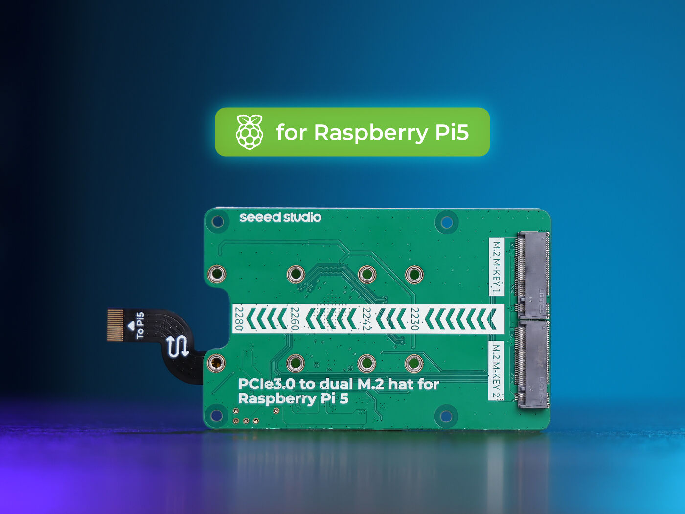 PCIe3.0 Switch to dual M.2 hat - огляд і ціна Turing Pi 2