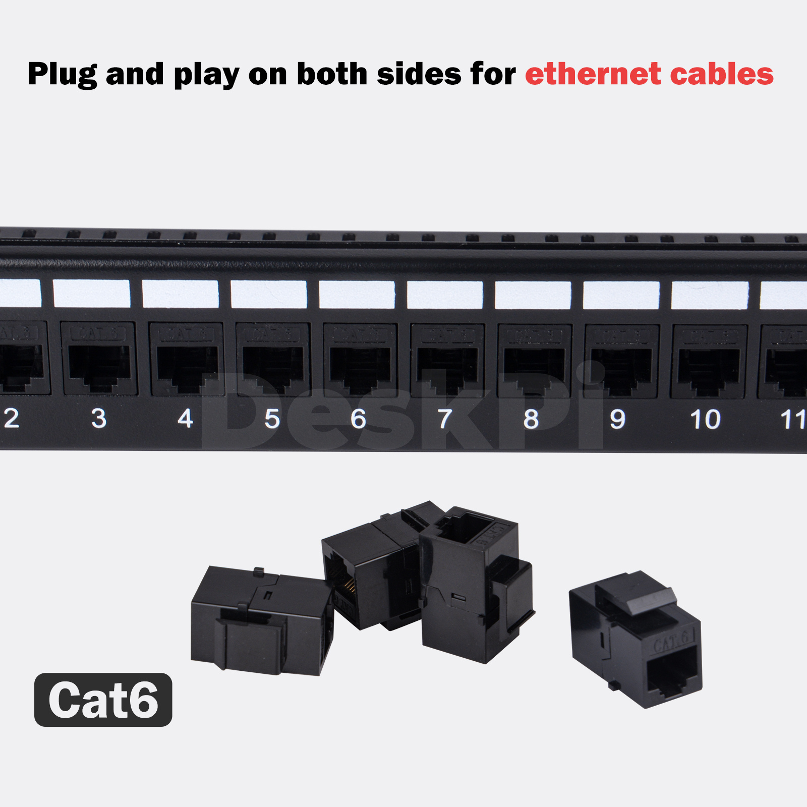 DeskPi Rackmate 12 Port CAT6 K - огляд і ціна Deskpi Super6C