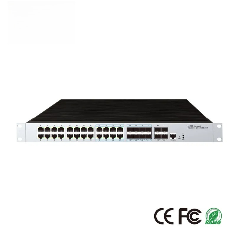 24-port PoE industrial managem - огляд і ціна Sfp+ 10G Managed Switch 8 Port