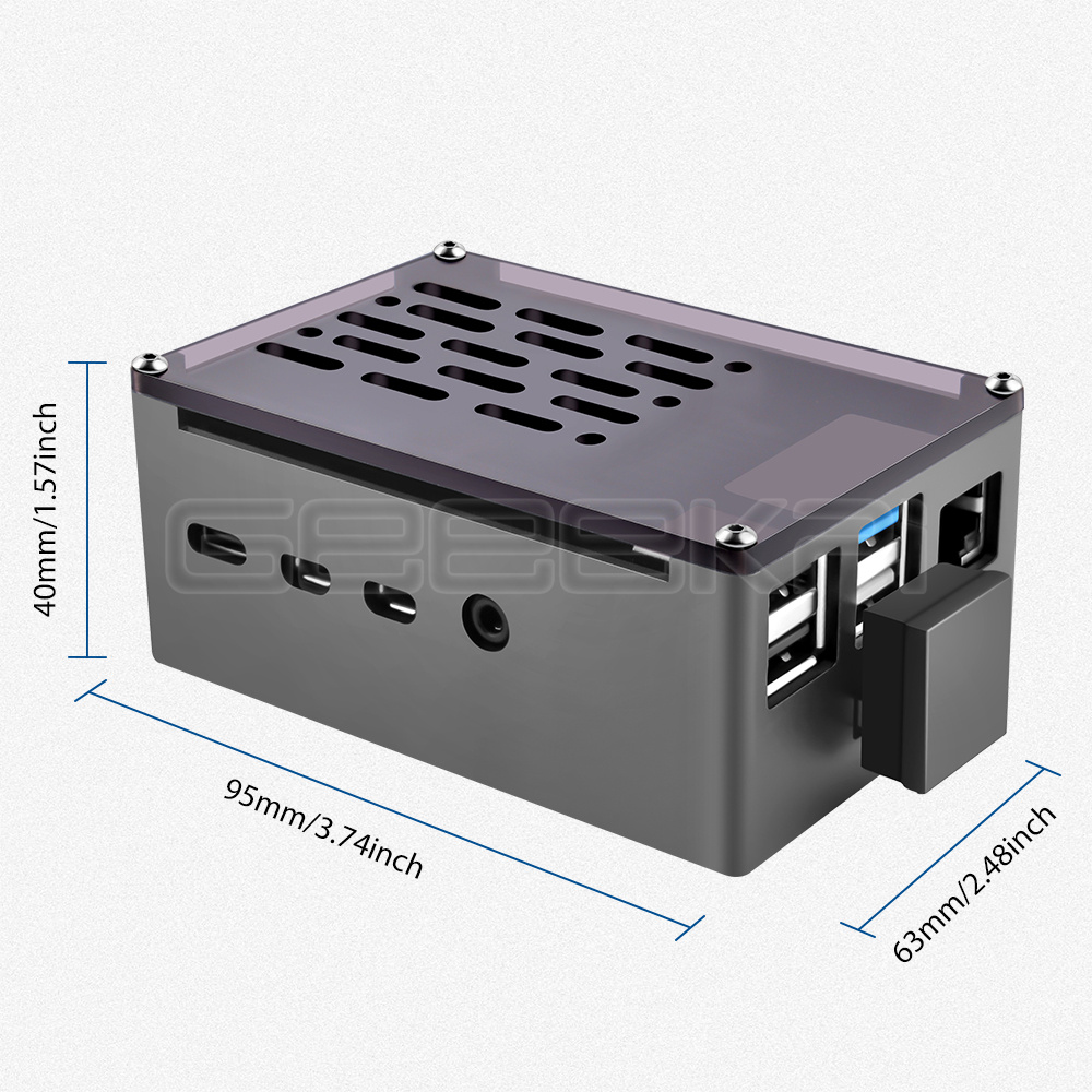 GeeekPi  Aluminum Brick Case B - огляд і ціна Turing Pi 2
